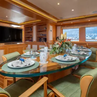 Main deck dining area