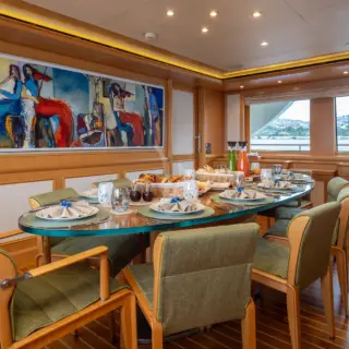 Main deck dining area