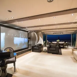 Sky lounge cinema screen