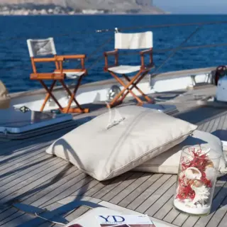 Spacious teak deck