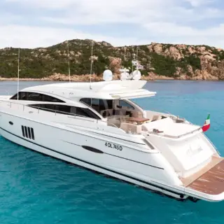 Aft view at anchor