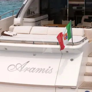 aft with stairs at sea