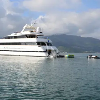 At anchor