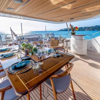 Aft Upper Deck Dining Area