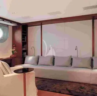 Master cabin seating area