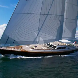 Whisper under sail