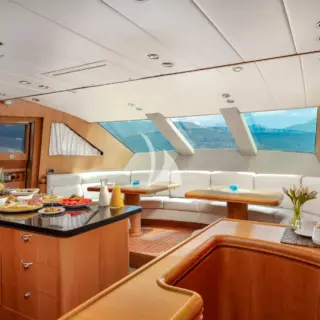 ANNABEL II - Galley and casaul dining