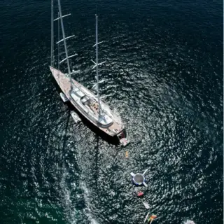 At anchor with toys out