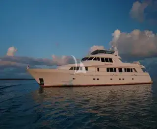 At Sunset in the Bahamas...