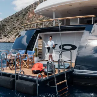 Swimming platform