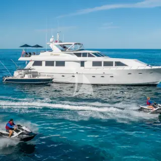 Profile with tender and waverunners