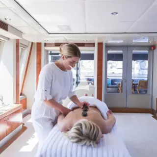 On board spa treatments