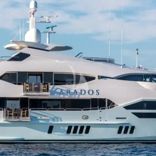 Fold-out balconies starboard