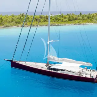 NOMAD IV - At anchor in French Polynesia 2021