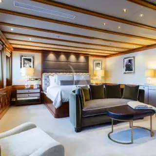 Upper deck master stateroom