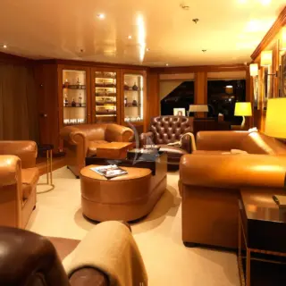 Cigar lounge by night