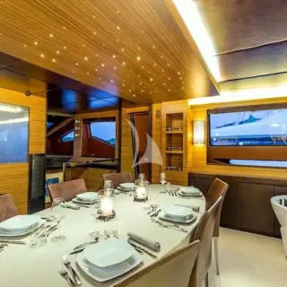 Indoor dining table
