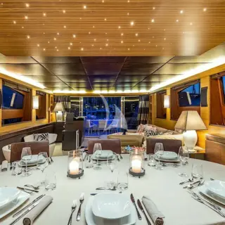Indoor dining area