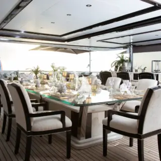 Bridge deck aft - dining
