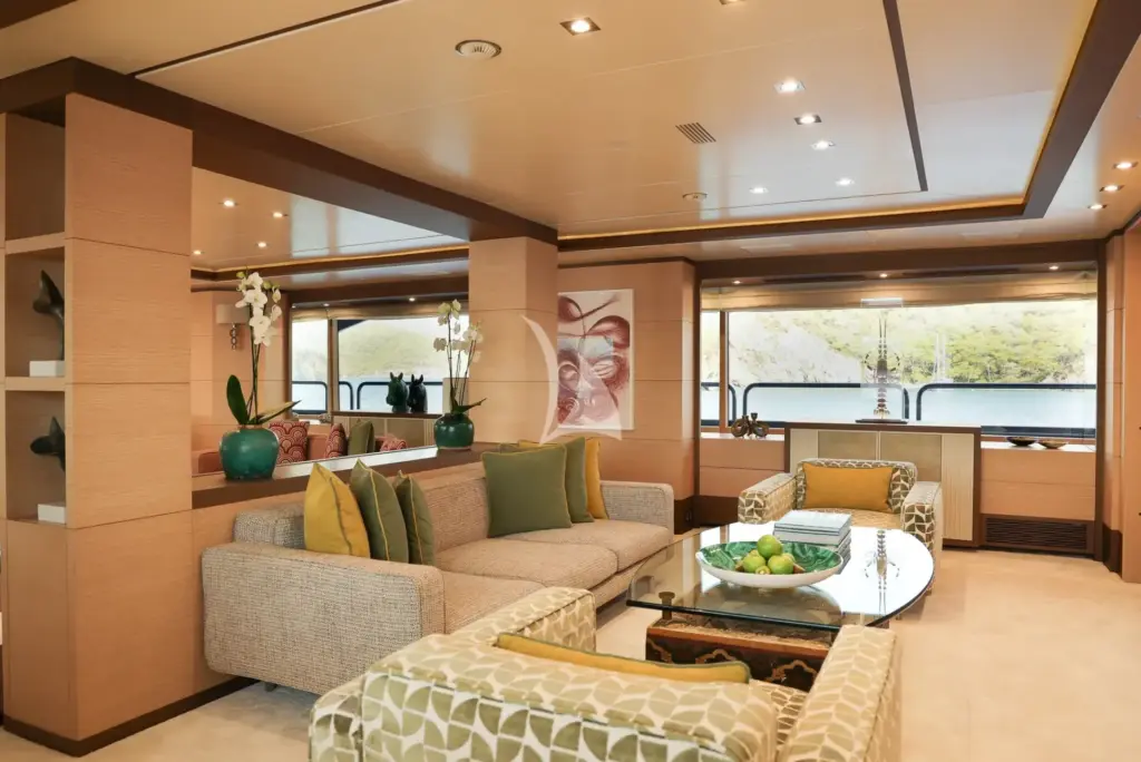 Latiko - Main salon looking aft