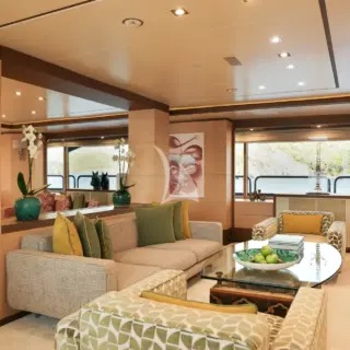Main salon looking aft