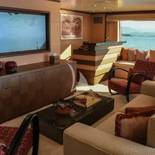 Upper deck salon