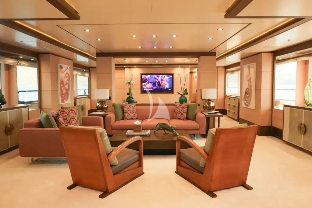 Latiko - Main salon looking aft