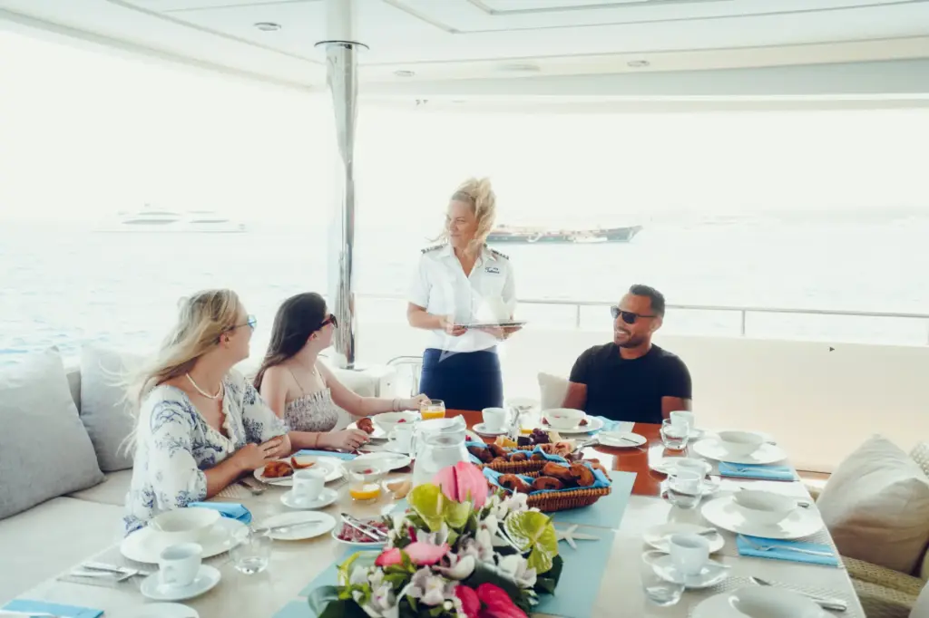 TATIANA - Breafast on the main deck