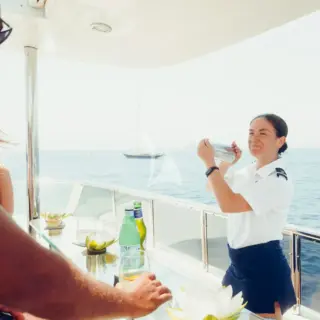 Bar on sundeck