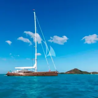 OHANA at anchor