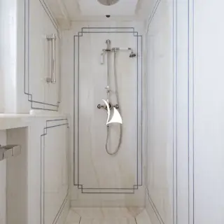 Single cabin shower