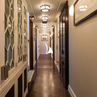 Lower deck hallway