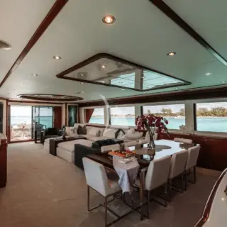 Main Salon Looking Aft