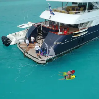 Swim platform toys