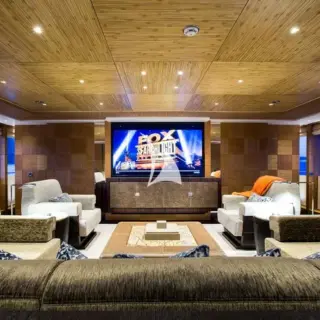 80'' TV and surround sound system