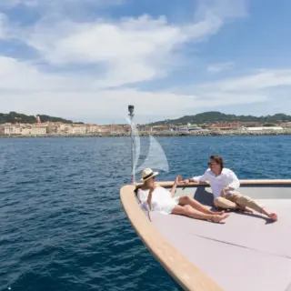 fore deck sunbath