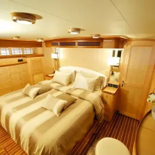Fresh and spacious master stateroom
