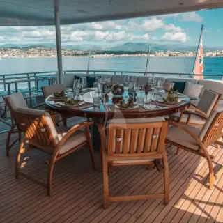 Bridge aft deck