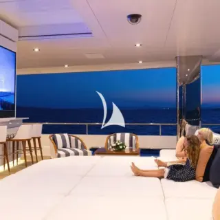 Main deck aft outdoor cinema