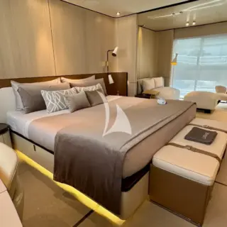 Master cabin double bed