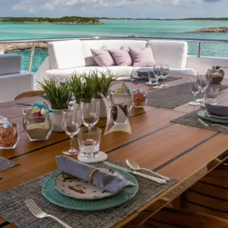 Bridge deck dining