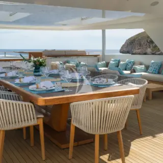 Sun deck - dining area