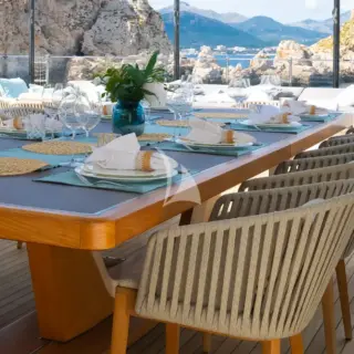 Sun deck - dining area