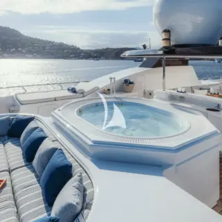 Sun deck jacuzzi