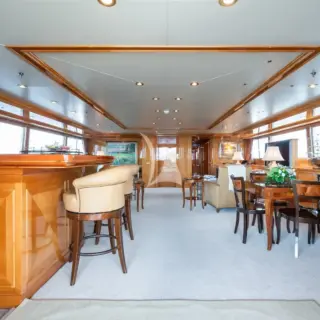 Upper deck saloon and bar