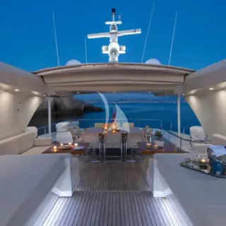 Upper deck by night