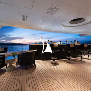 SUNRAYS Owners deck aft bar