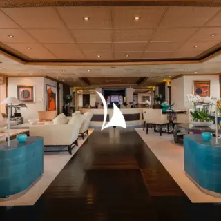 SUNRAYS main aft deck salon