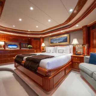 S/Y GENEVIEVE, full beam Master