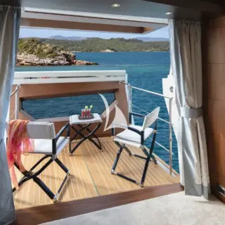 Slide out terrace